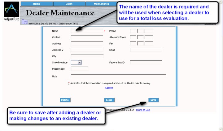 dealer specialties inventory manager